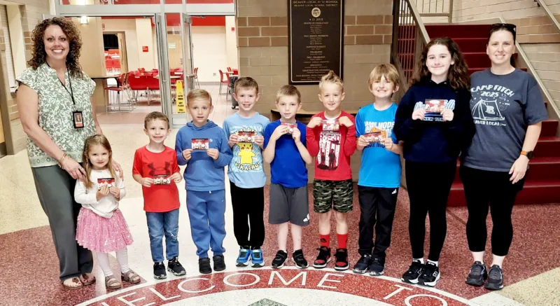 Beaver Local Elementary flower fundraiser top sellers